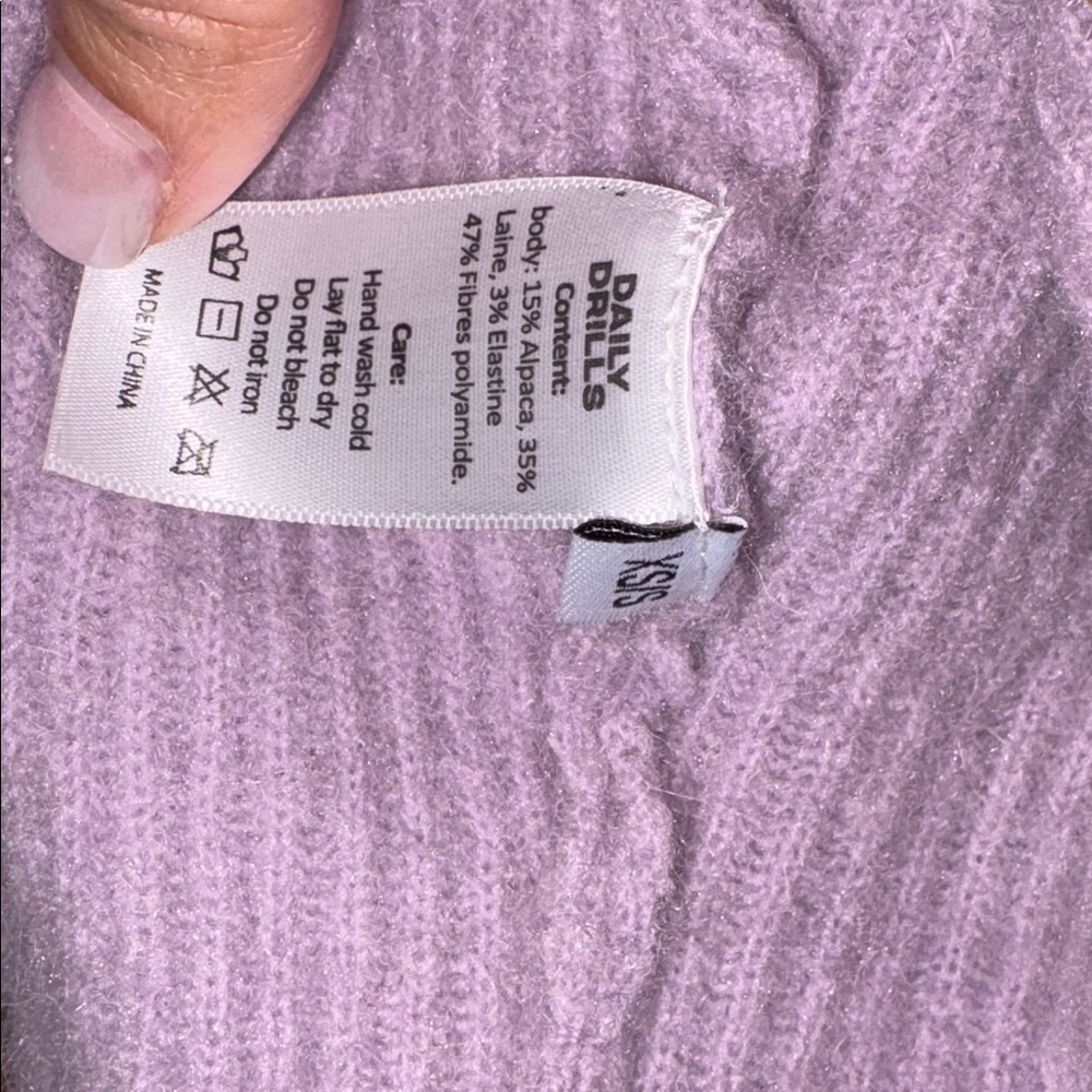 Daily Drills Lavender top shrug XS/S - Picture 4 of 5